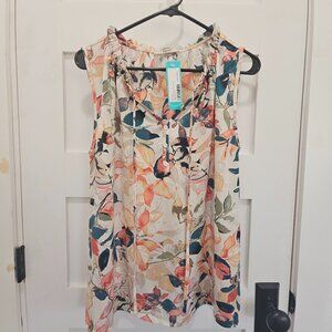 Floral Sleeveless Top